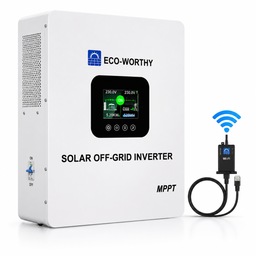 [INV-ECWTY-5KW-48V-100A-UL1741] Inversor Solar Híbrido ECO-WORTHY 5KW 48V Monofásico 110V/120V MPPT 100A UL1741